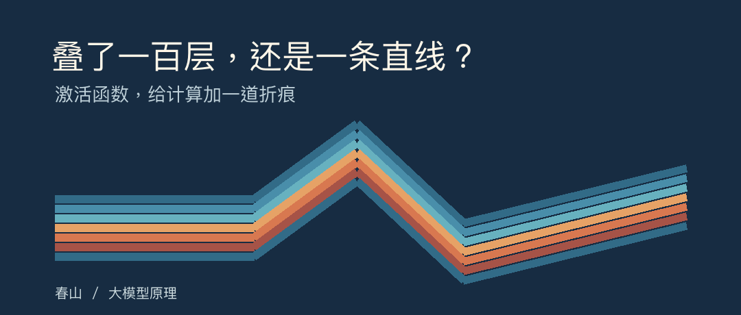 神经网络叠了一百层，为什么还可能只是一条直线？